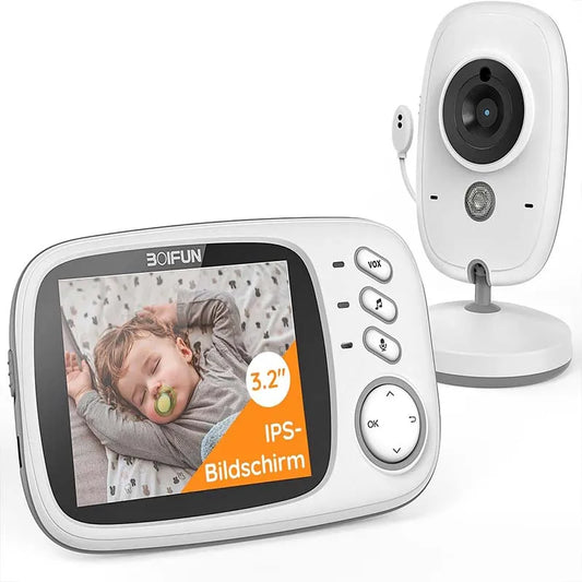 Boifun 3.2 Inch Wireless Baby Monitor Camera Night Vision LCD