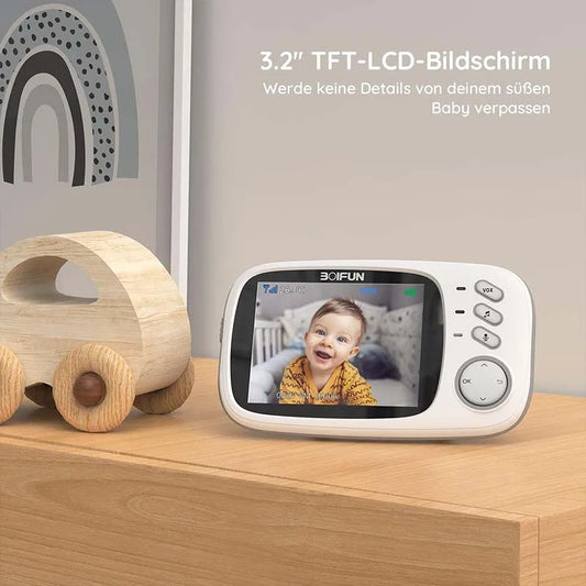 Boifun 3.2 Inch Wireless Baby Monitor Camera Night Vision LCD